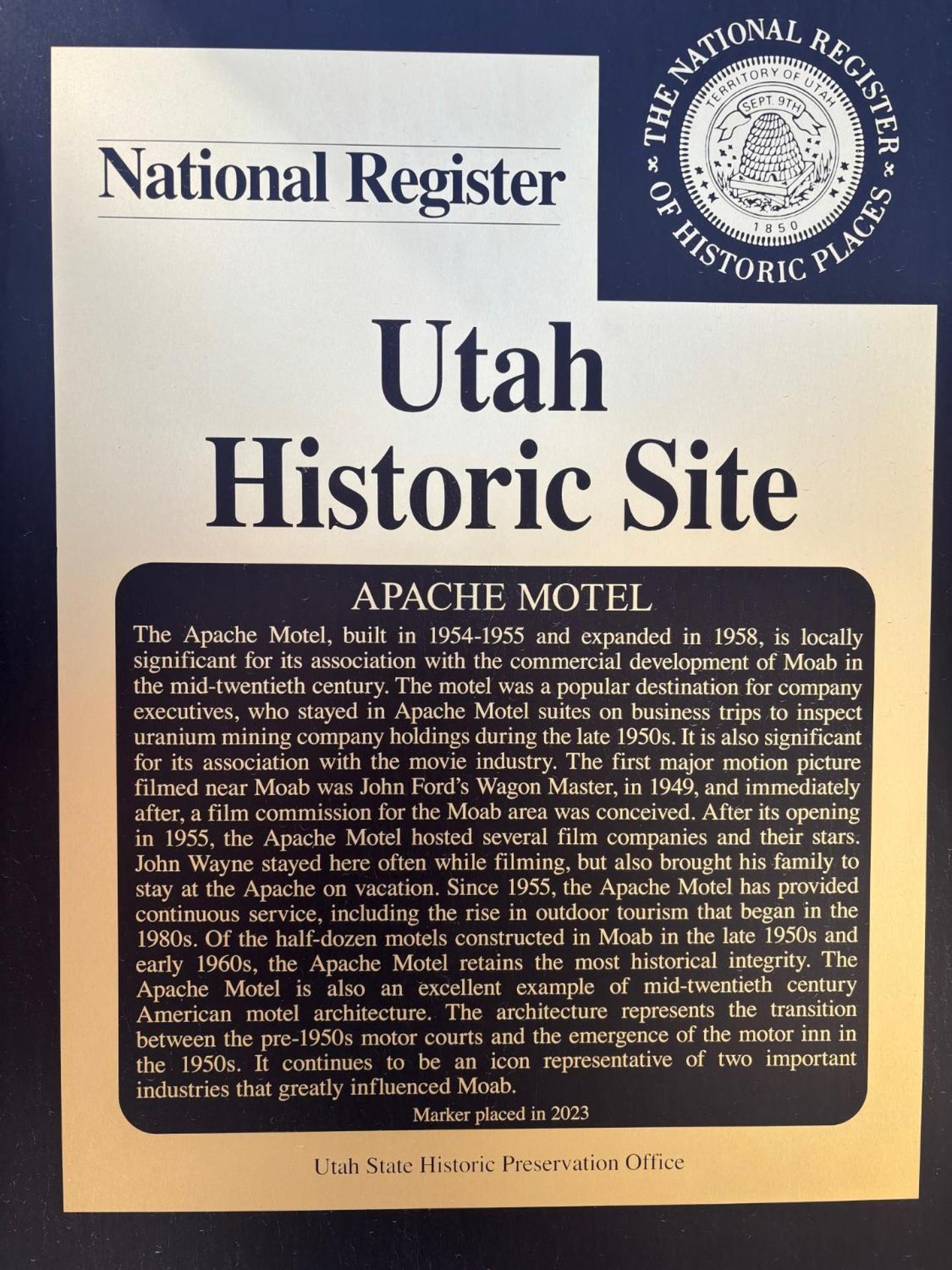 Apache Motel Moab Eksteriør bilde